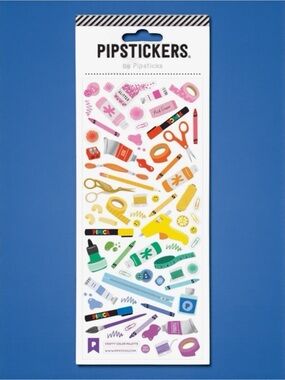 Pipstickers Crafty Color Palette Stickers Planner Scrapbook Journaling NWT